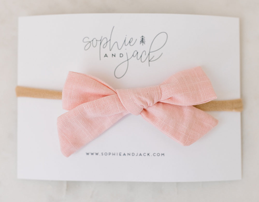 baby pink bow