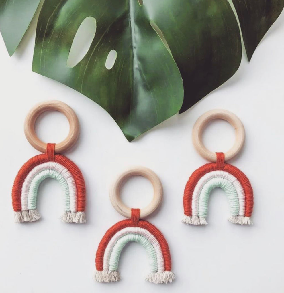 over the rainbow teether